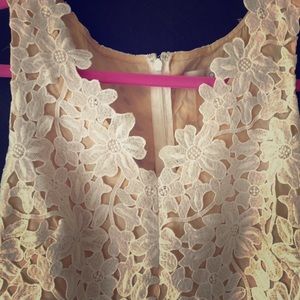 Loft Ann Taylor beautiful white lace dress